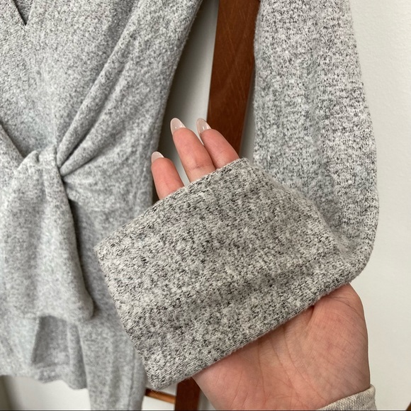 Free People Ginger Cozy Tie Front Sweater Dress - Picture 7 of 8